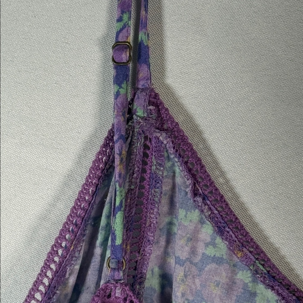 Vintage Spell Wildflower Mini Dress Size Medium - Picture 8 of 15